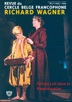 Couverture de la revue du Cercle belge francophone Richard Wagner, numéro 3-2004/2005