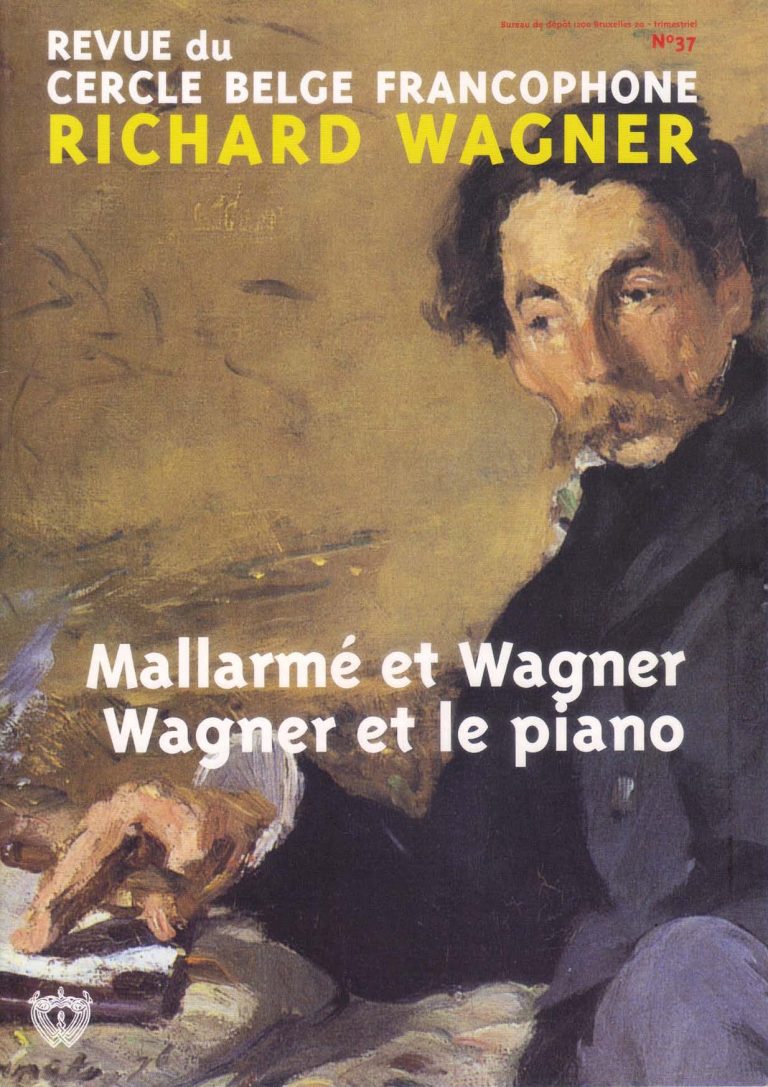 Couverture de la revue du Cercle belge francophone Richard Wagner, numéro 37