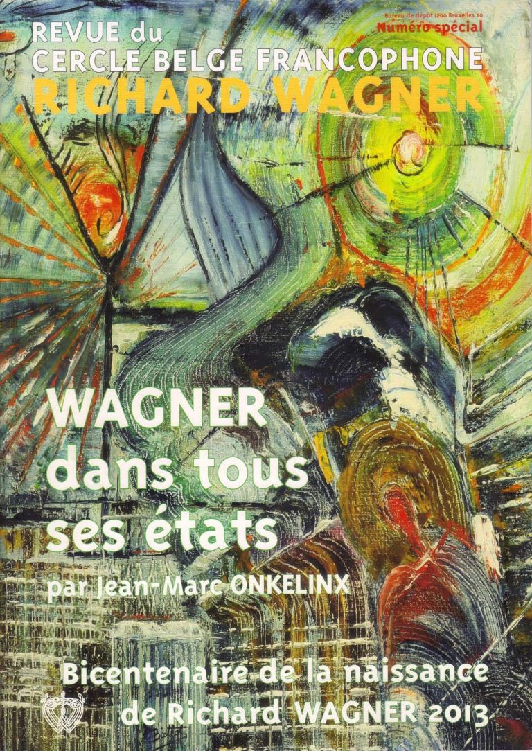Couverture de la revue du Cercle belge francophone Richard Wagner, numéro 47