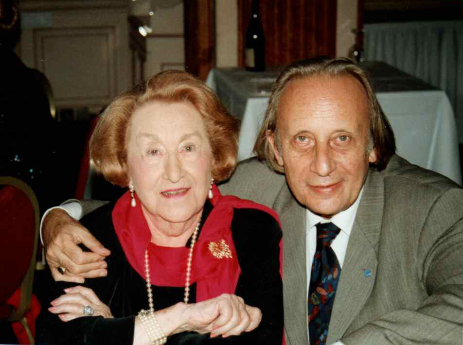 Andrée Devraigne et Clym, le 7 octobre 1995